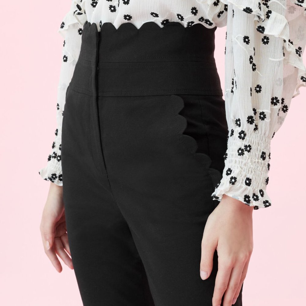 Rebecca Taylor Scalloped Pant - Picture 4 of 4